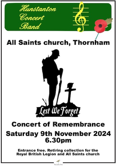 Lest We Forget concert,Thornham