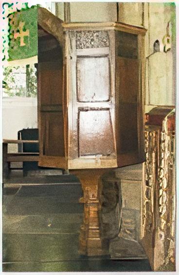 The Pulpit from 1635 - All Saints, Thornham